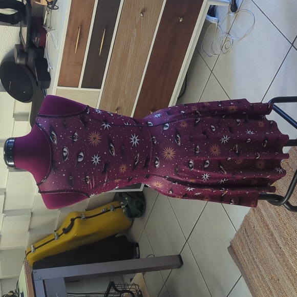 CAT'S EYE VS SNAKALEIDOSCOPE INSIDE OUT DRESS - LIMITED - Picture 6 of 6